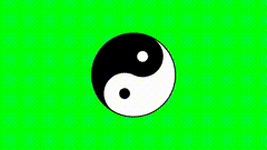 抠图绿幕太极素材特效
