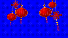 抠图蓝幕灯笼素材特效