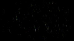 抠图黑幕下雨素材特效