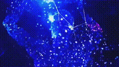 抠图黑幕光效粒子素材特效