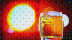 抠图黑幕啤酒素材特效