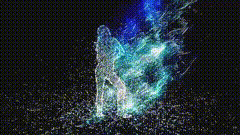 抠图黑幕素材特效粒子