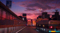 昏晚霞旁晚