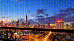 景地标建筑夜景拍摄