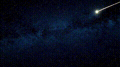 流星唯美视频素材星空