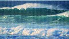 海浪唯美视频素材9602