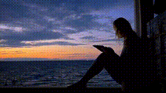 海边唯美素材素材特效短视频素材
