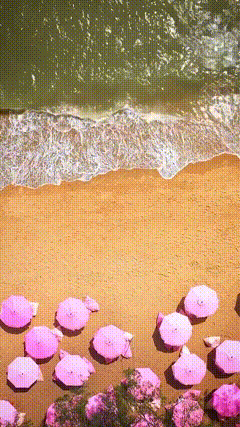 海边唯美素材素材特效短视频素材9949