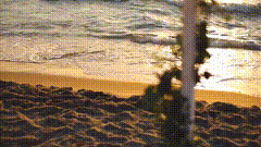 海边海浪唯美素材