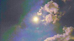 空万里天空的颜色治愈