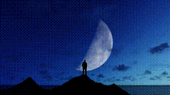 空星辰大海影子打卡