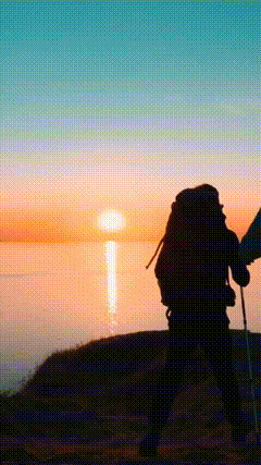 美了太阳下山了
