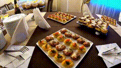 聚餐美食唯美素材特效