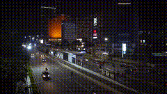 航拍唯美夜景视频素材城市的夜晚夜景拍摄
