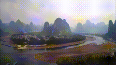 航拍桂林风景唯美视频素材带你看风景