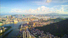 航拍珠海市唯美视频素材航拍城市风景