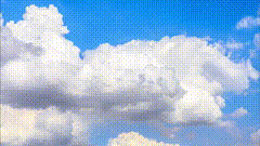 蓝天白云唯美视频素材天空很美