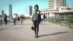 街道人流唯美视频素材素材分享