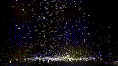 黑幕下雨视频素材特效