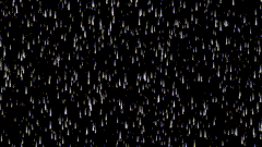 黑幕打露下暴雨素材特效短视频素材