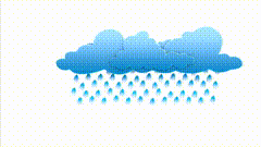 下雨动画素材特效