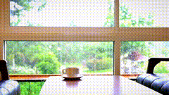 下雨天休闲唯美素材（原声原视频）