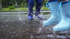 下雨天唯美素材