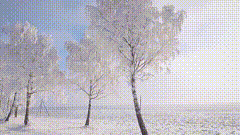 下雪的唯美素材特效