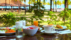 享受这悠闲时光