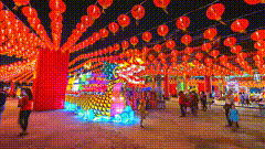 元宵节唯美素材特效
