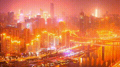 唯美夜景素材特效1540