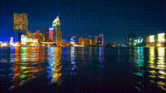 唯美夜景素材特效499