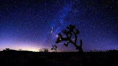 唯美星空素材特效