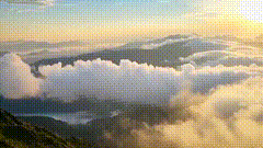 唯美视频素材效天空