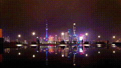 唯美视频素材晚夜景
