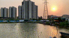 夕阳很美