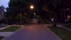 夜晚街灯视频素材