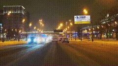 夜景公路素材