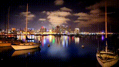 夜景唯美素材特效素材特效短视频素材
