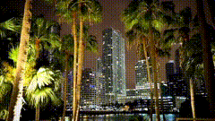 夜景唯美素材素材特效短视频素材7555