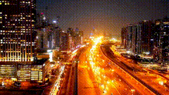夜景唯美素材素材特效短视频素材776