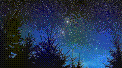 夜空星星素材特效