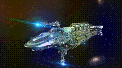 宇宙飞船素材特效