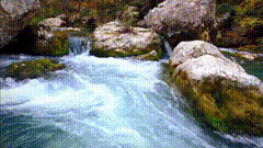 小溪流水唯美视频素材唯美意境治愈系风景