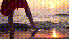 愈一切。素材分享日落浪漫夕阳治愈系风景