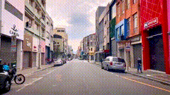 整一条街视频素材街景随拍