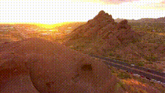 早晨阳光公路唯美视频素材唯美治愈系风景