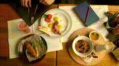早餐唯美视频素材治愈系美食素材库