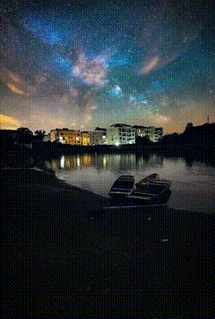 星空唯美素材视频素材特效夜景风景