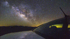 星空唯美视频素材星空夜晚户外